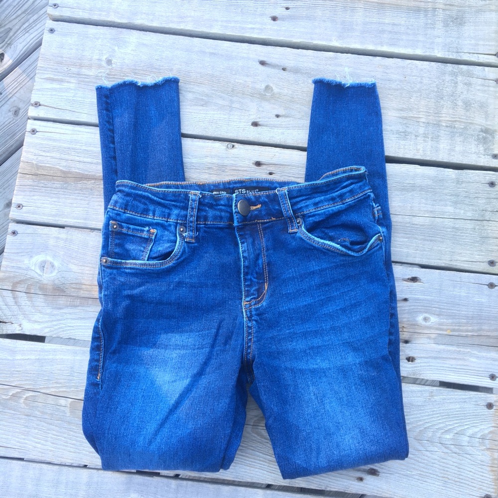 STS Blue Dark Washed Skinny Jeans